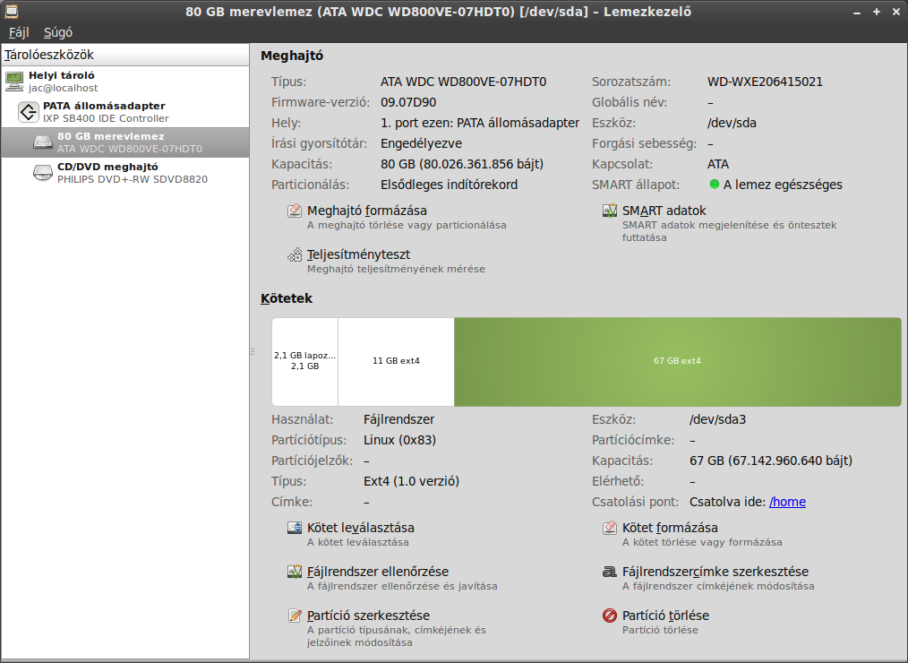 Gnome disk utility Linux Mint Community