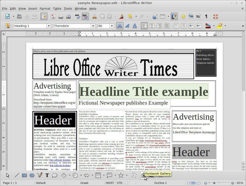 Libre Office Writer Image Crop