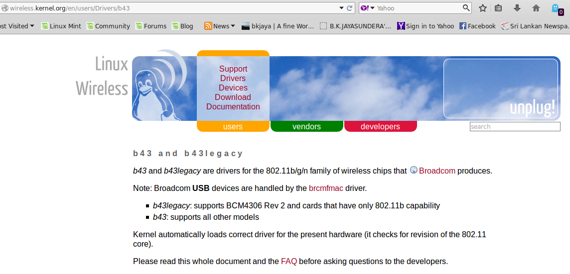 broadcom bcm43xx 1.0 firmware update