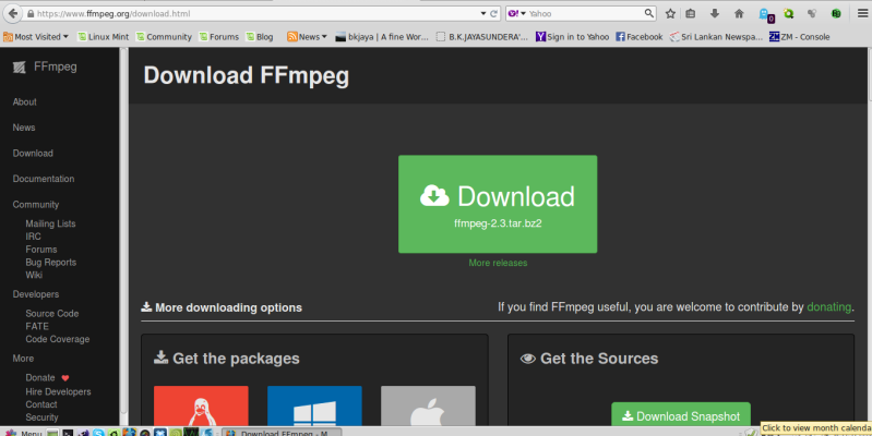 install ffmpeg linux