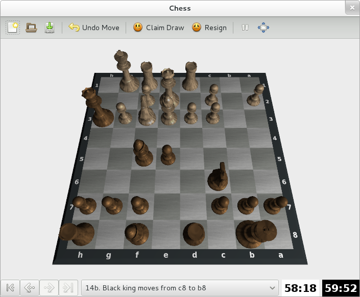 GNOME Schach spielen