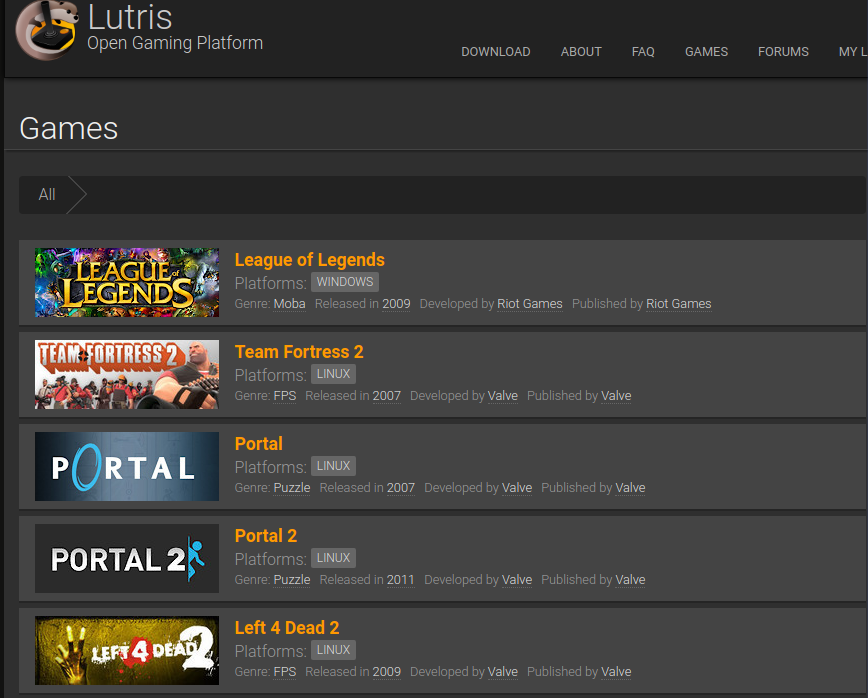 League of Legends - Lutris