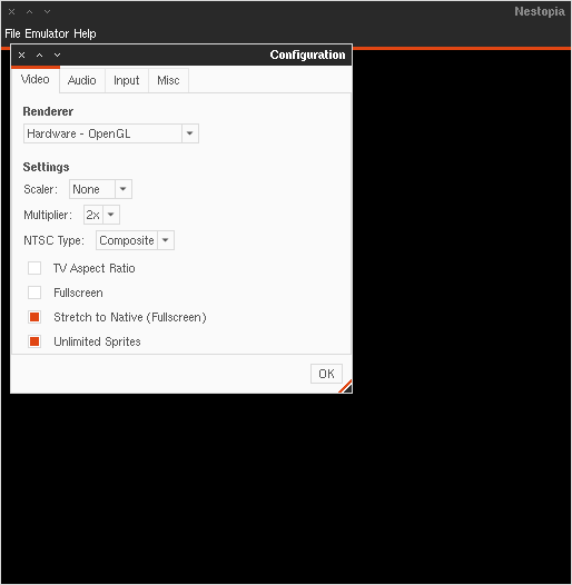 nestopia emulator full screen