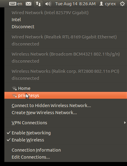 Wi-Fi Connection & Network Manager