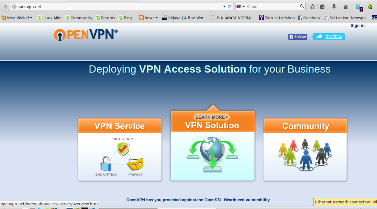 how to install openvpn access server on centos