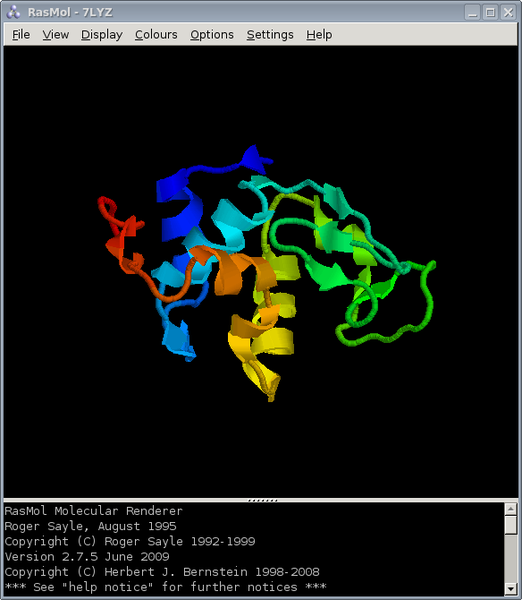 Visualization of biological macromolecules 