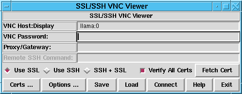 vnc through ssh tunnel x11vnc